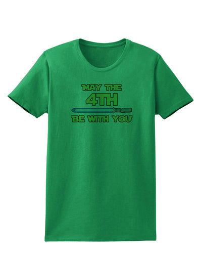 4th Be With You Beam Sword 2 Womens T-Shirt-Womens T-Shirt-TooLoud-Kelly-Green-X-Small-Davson Sales