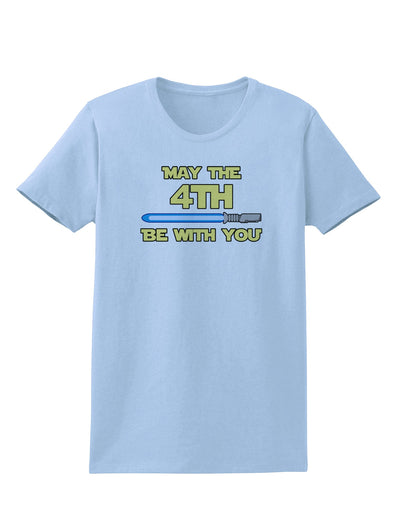 4th Be With You Beam Sword 2 Womens T-Shirt-Womens T-Shirt-TooLoud-Light-Blue-X-Small-Davson Sales