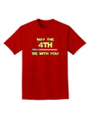 4th Be With You Beam Sword Adult Dark T-Shirt-Mens T-Shirt-TooLoud-Red-Small-Davson Sales