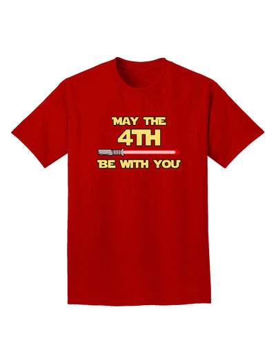 4th Be With You Beam Sword Adult Dark T-Shirt-Mens T-Shirt-TooLoud-Red-Small-Davson Sales