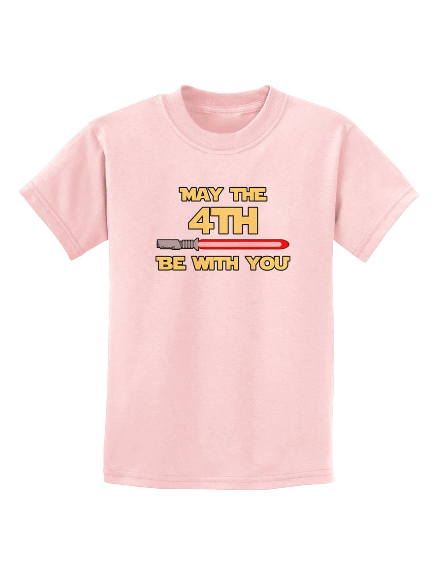 4th Be With You Beam Sword Childrens T-Shirt-Childrens T-Shirt-TooLoud-White-X-Small-Davson Sales