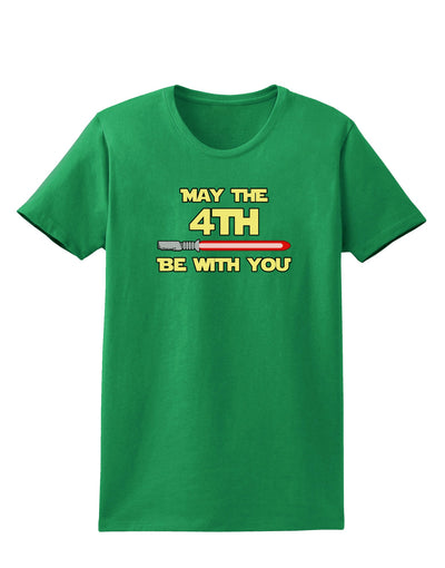 4th Be With You Beam Sword Womens Dark T-Shirt-TooLoud-Kelly-Green-X-Small-Davson Sales