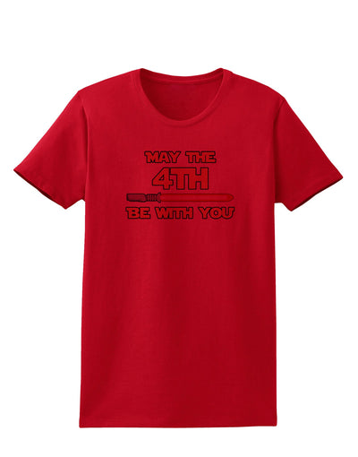 4th Be With You Beam Sword Womens T-Shirt-Womens T-Shirt-TooLoud-Red-X-Small-Davson Sales