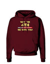 4th Be With You Beam Sword Dark Hoodie Sweatshirt-Hoodie-TooLoud-Maroon-Small-Davson Sales