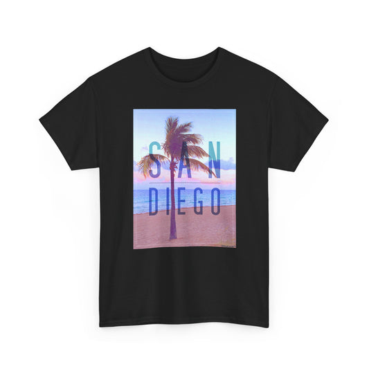San Diego Beach Filter Unisex Adult Dark T-Shirt by TOOLOUD