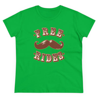 Free Mustache Rides Women's T-Shirt by TOOLOUD