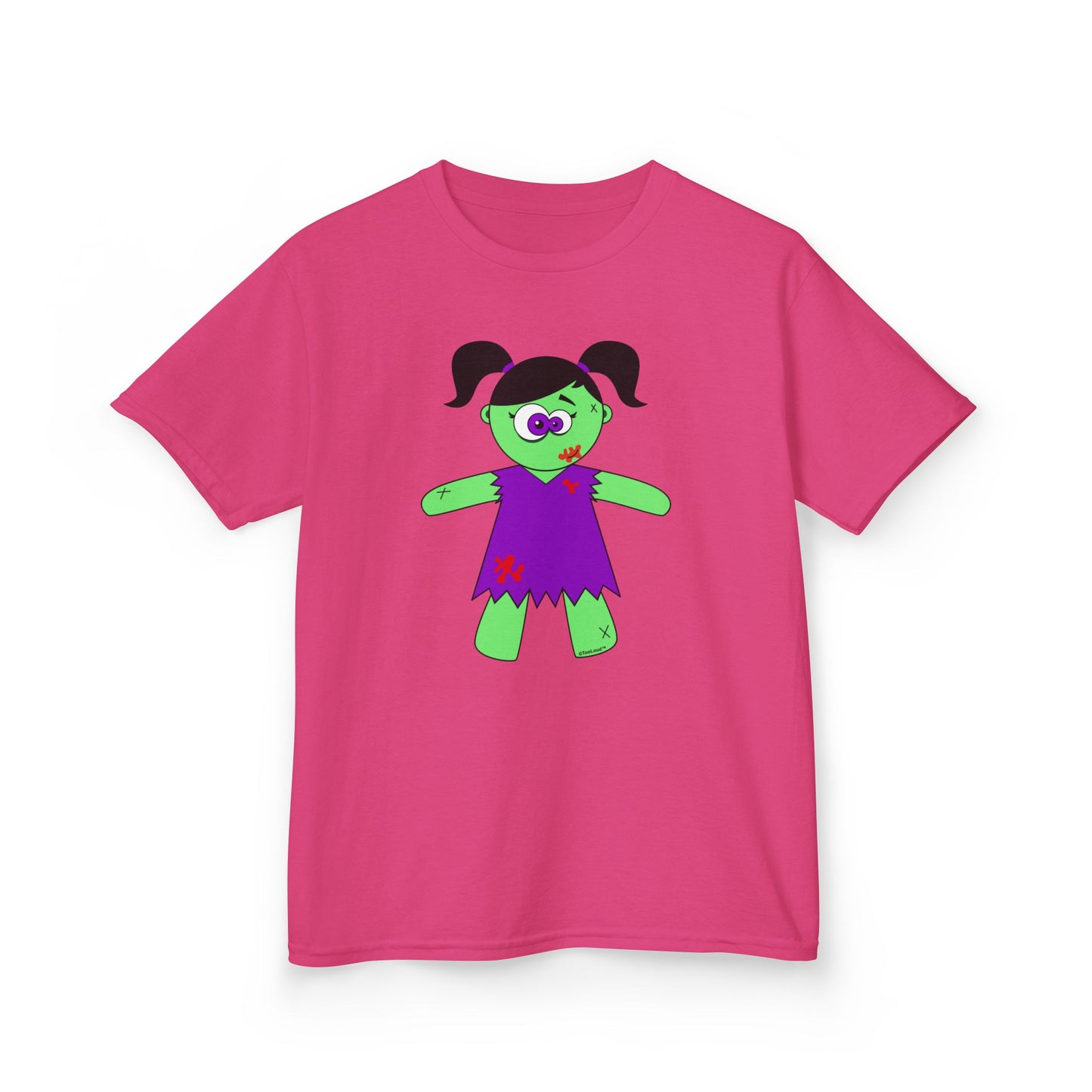 Zombie Girl Halloween Children’s T-Shirt by TOOLOUD
