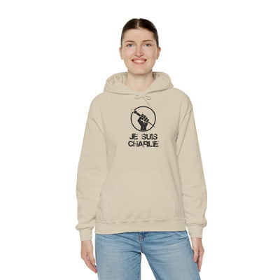 TOOLOUD Je Suis Charlie Hooded Unisex Sweatshirt