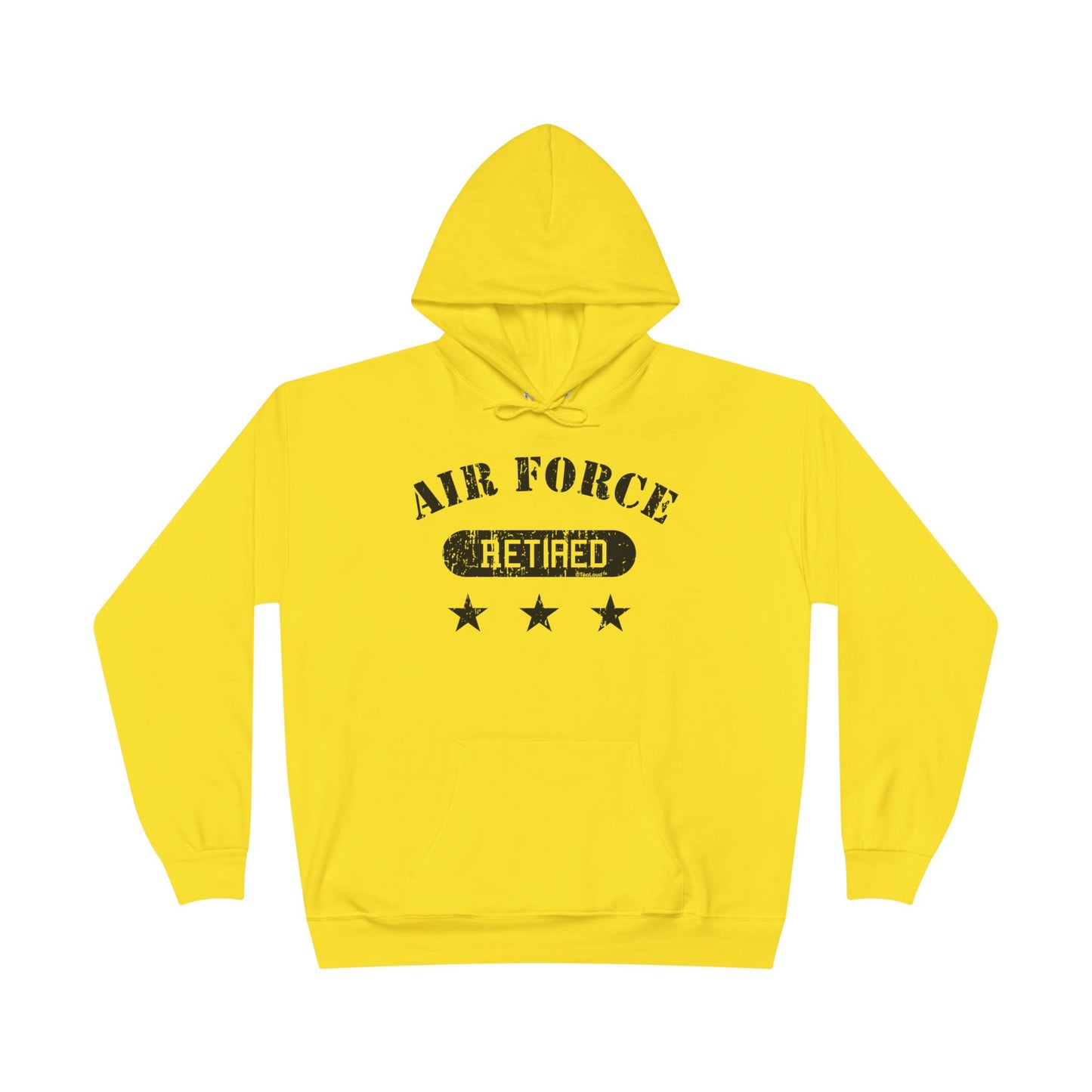 Retired Air Force Adult Hoodie Sweatshirt by TOOLOUD