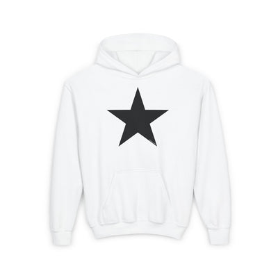 TooLoud Black Star Youth Children’s Hoodie Sweatshirt