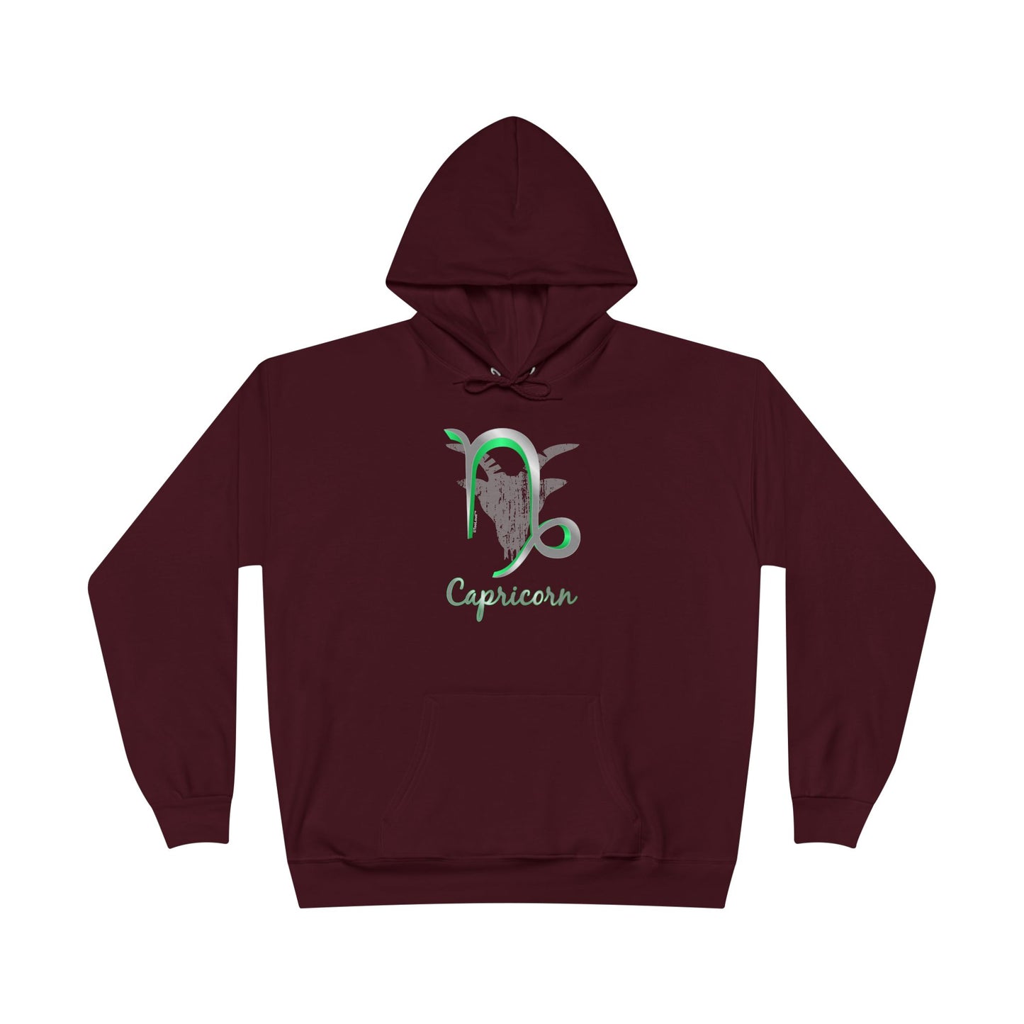 Capricorn Symbol Dark Pullover Hoodie Sweatshirt by TOOLOUD™