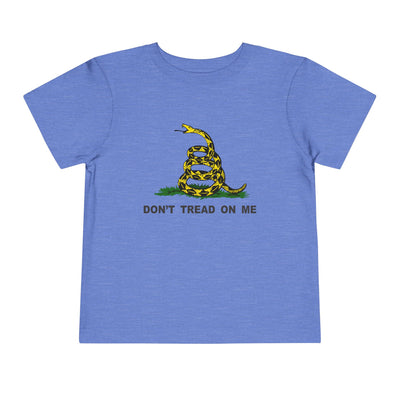 Don't Tread On Me Gadsden Flag Rattlesnake Toddler Short Sleeve T-Shirt