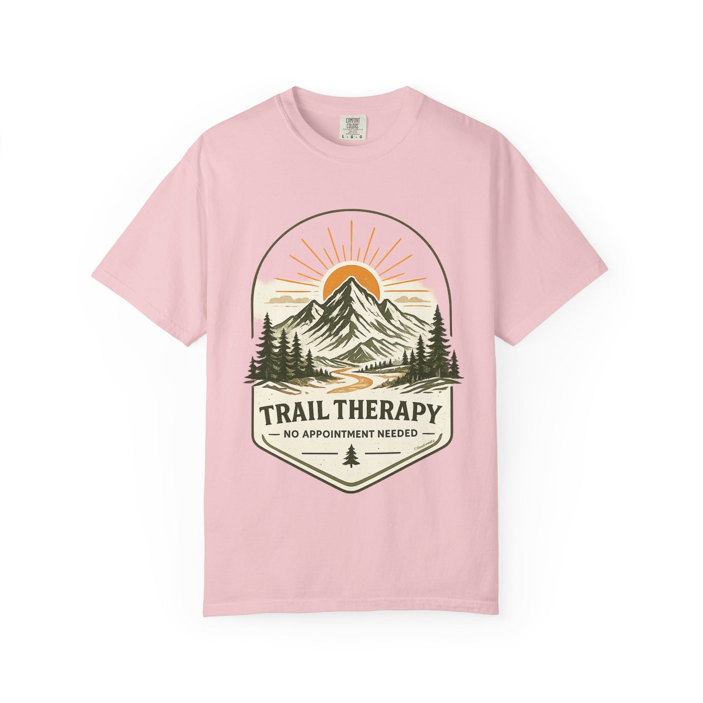 Trail Therapy No Appointment Needed T-Shirt – Garment-Dyed Unisex Hiking Tee