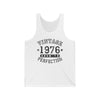 TooLoud 1976 Vintage Birth Year Tank Top | Retro Style Unisex Jersey Sleeveless Shirt