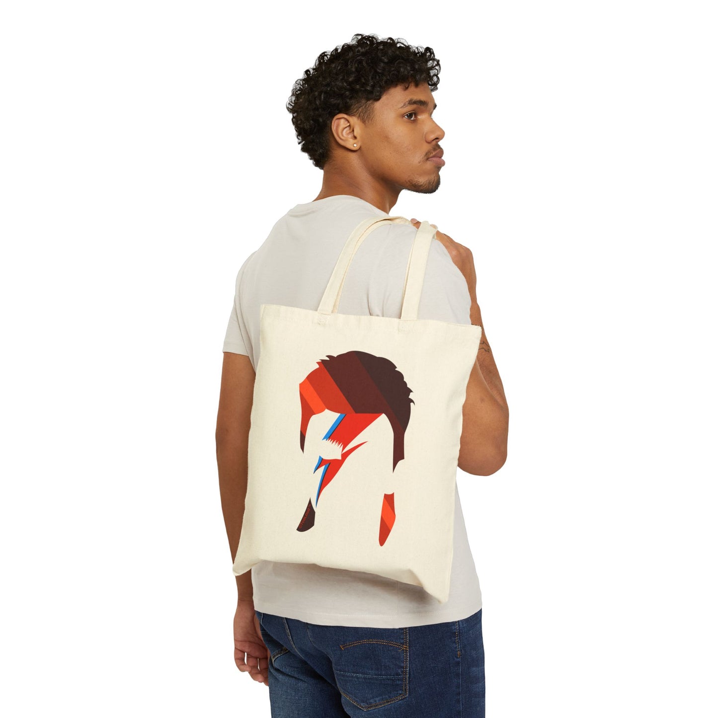 Star Man Grocery Cotton Tote Bag by TOOLOUD