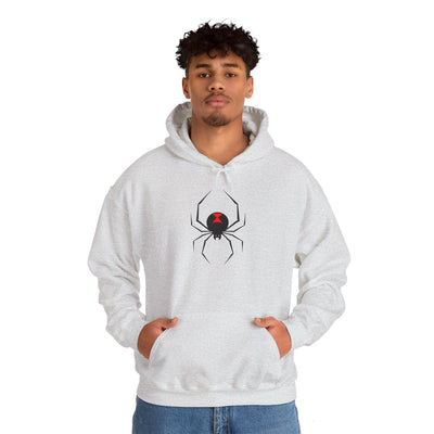 TooLoud Black Widow Spider Design Unisex Hoodie Sweatshirt