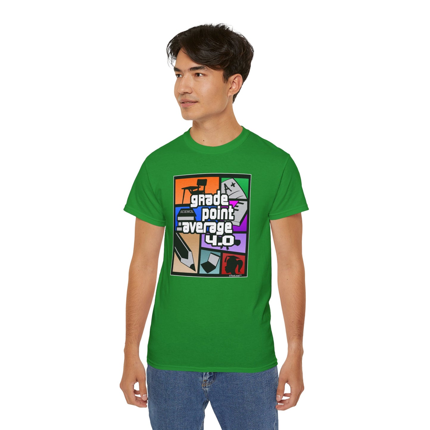 GPA 4 – Grade Point Average Unisex T-Shirt by TOOLOUD