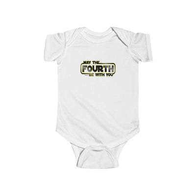 TOOLOUD May The Fourth Be With You Baby Romper Bodysuit