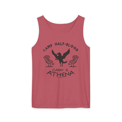 Camp Half Blood Cabin 6 Athena Loose Adult Garment-Dyed Tank Top by TOOLOUD