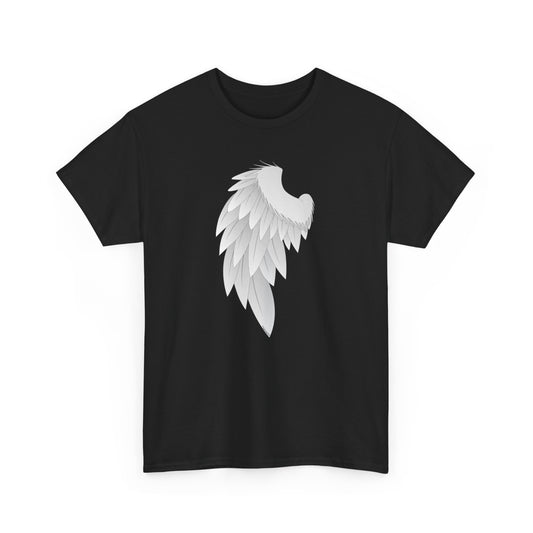 Single Left Angel Wing Design - Adults Dark T-Shirt by TOOLOUD