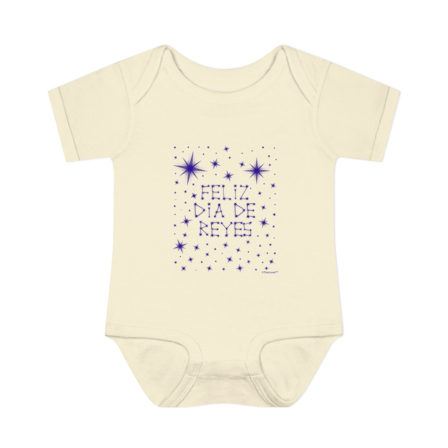 Feliz Dia de Reyes - Estrellas Brillantes Baby Romper Bodysuit by TOOLOUD