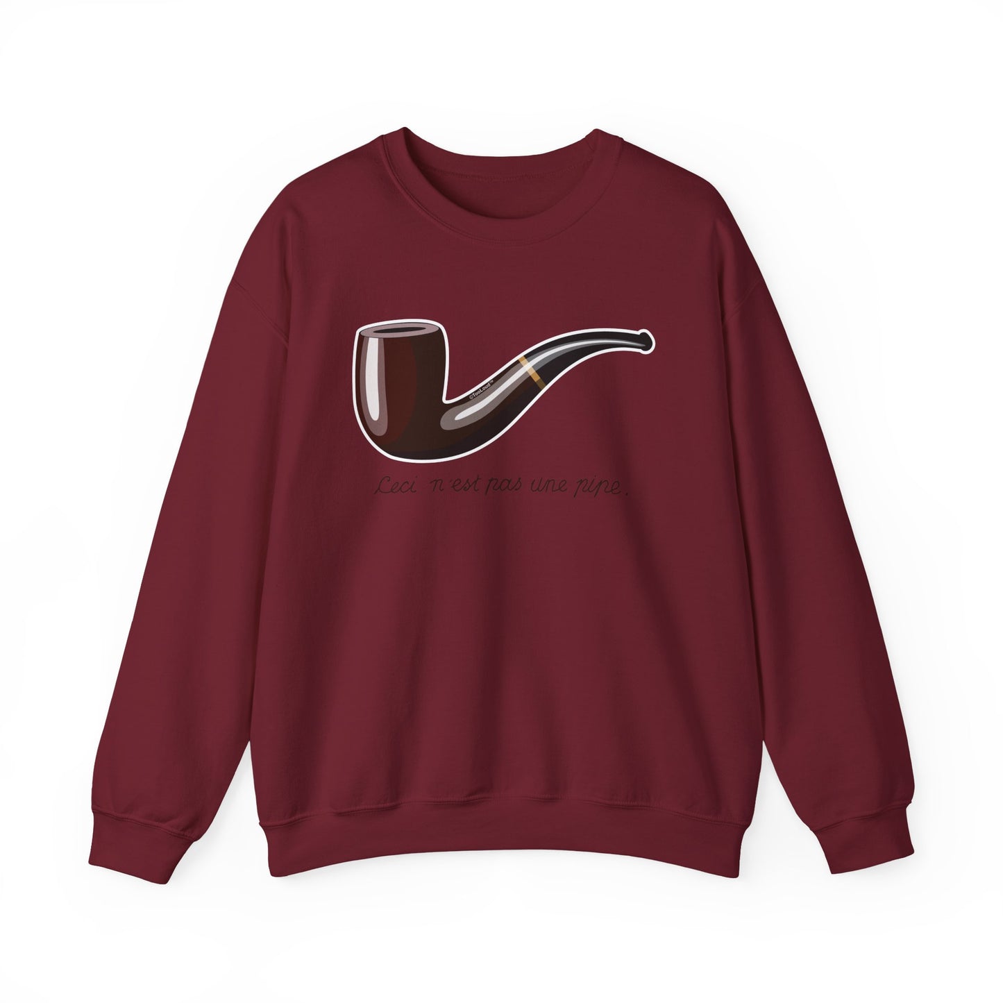 Ceci N’est Pas une Pipe Adult Sweatshirt by TOOLOUD