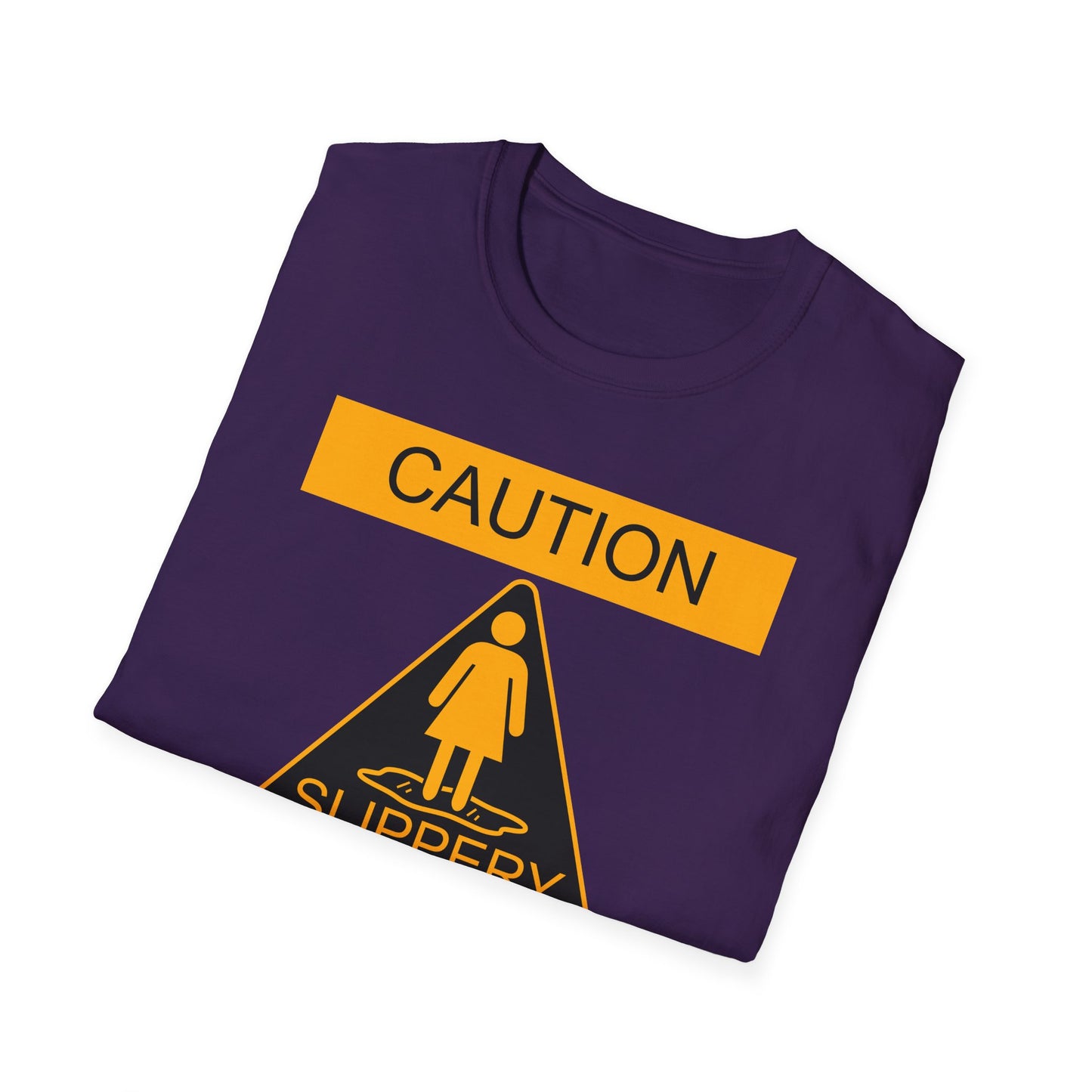 Slippery When Wet Adult's Dark T-Shirt by TOOLOUD