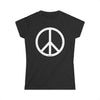 Peace Sign Symbol Juniors Crew T-Shirt by TOOLOUD