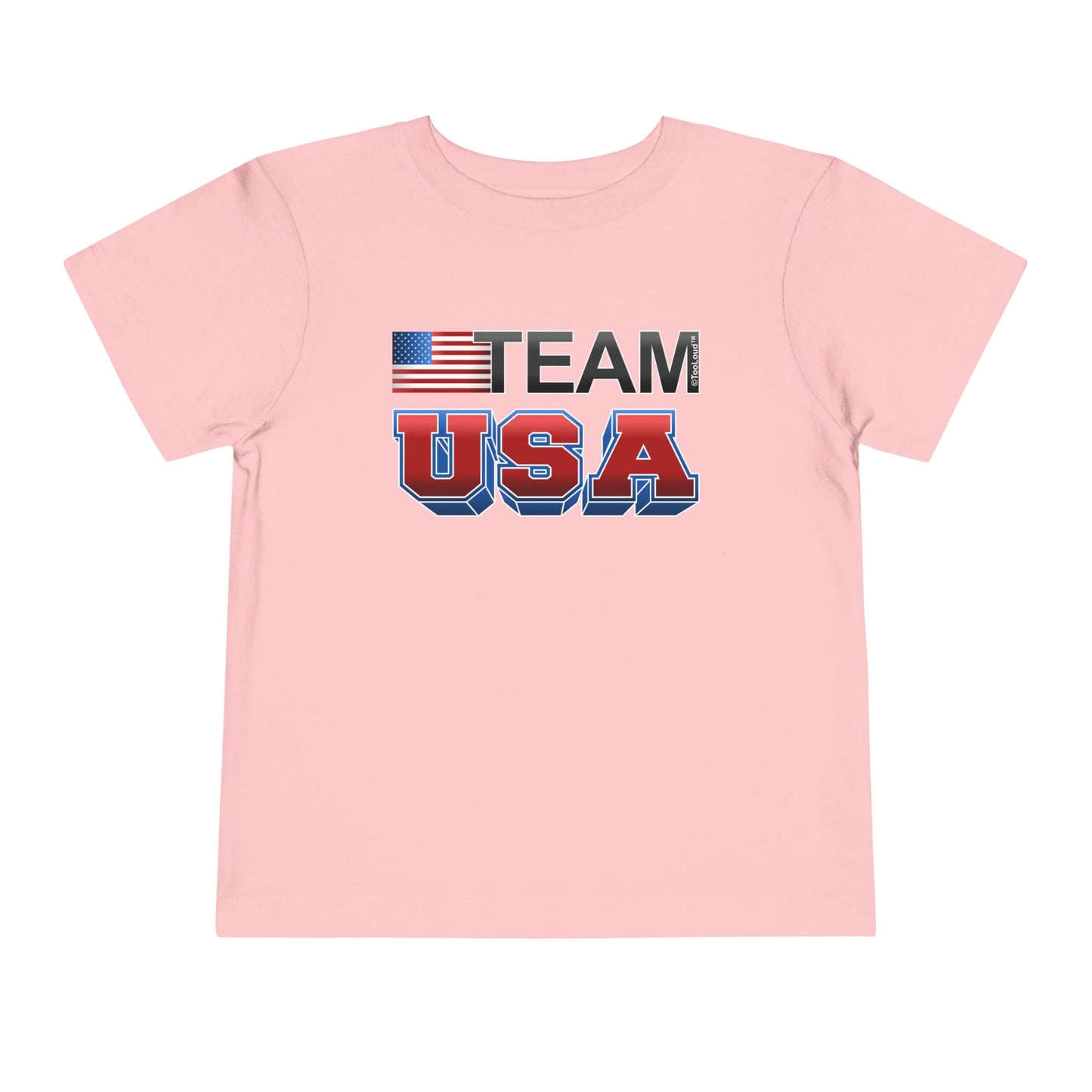 Sporty Team USA Toddler T-Shirt by TOOLOUD