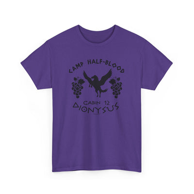 TOOLOUD Camp Half Blood Cabin 12 Dionysus T-Shirt