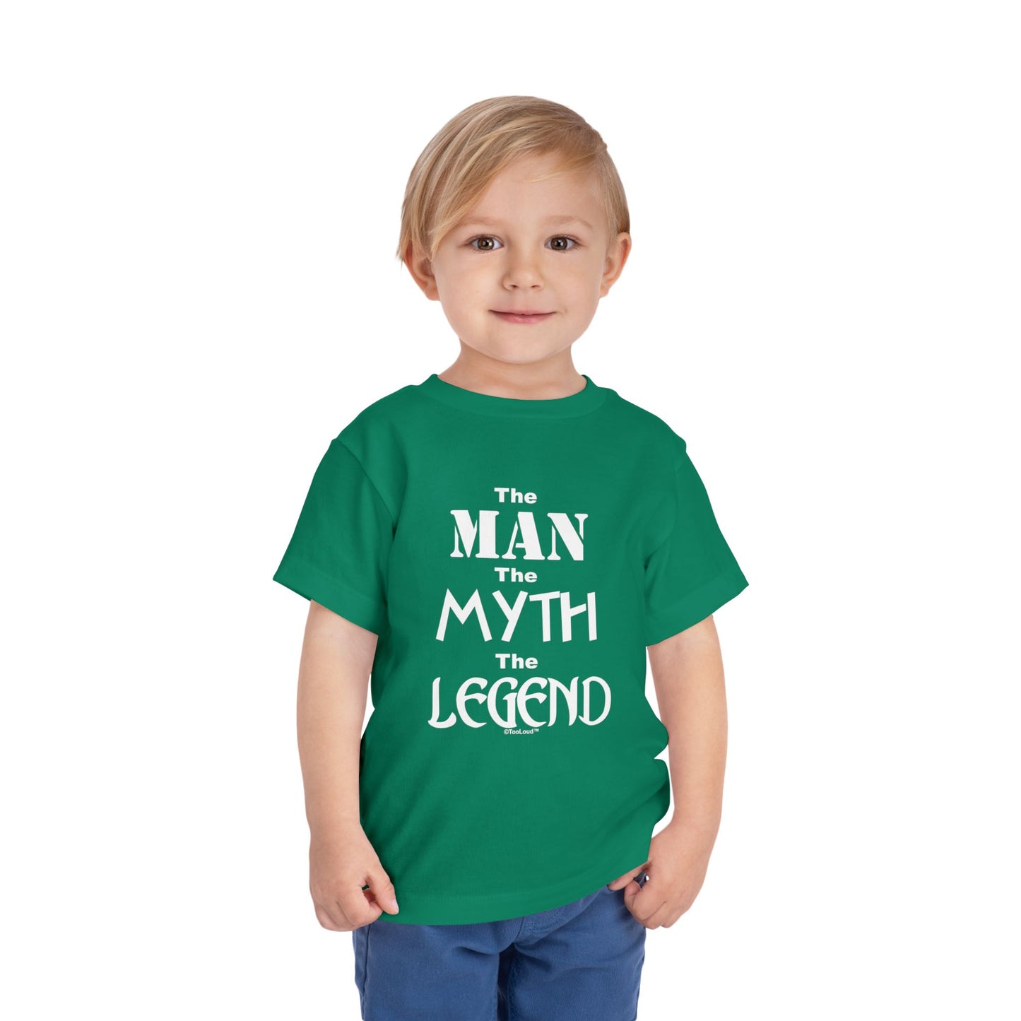 The Man The Myth The Legend Toddler T-Shirt Dark by TOOLOUD