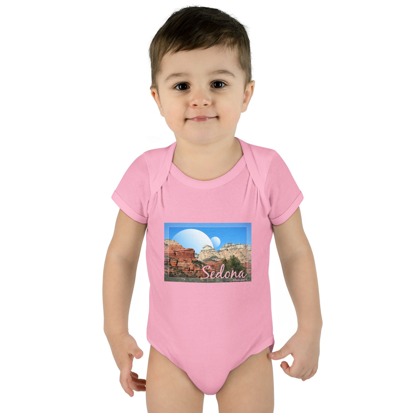Abstract Sedona Baby Romper Bodysuit by TOOLOUD