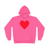 TOOLOUD Big Red Heart Valentine's Day Hoodie Sweatshirt – Romantic & Cozy Gift