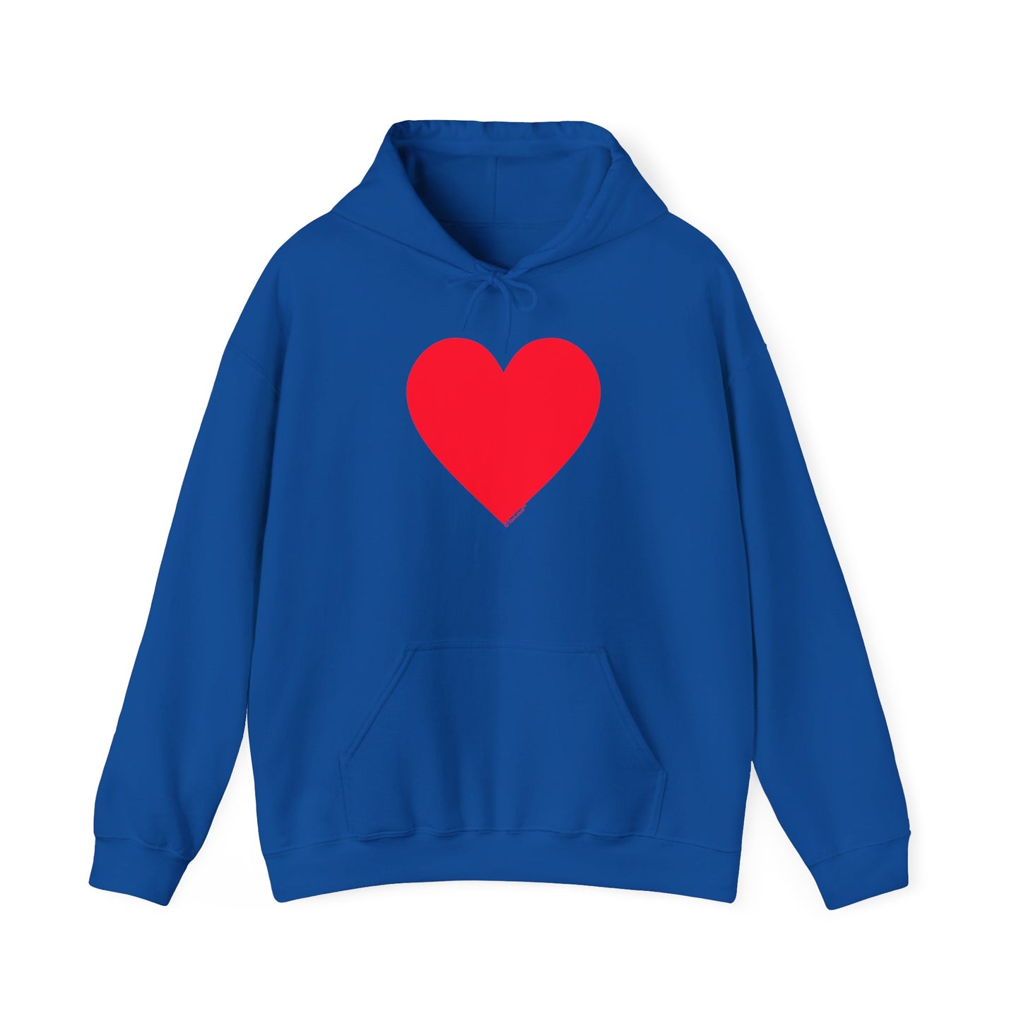 TOOLOUD Big Red Heart Valentine's Day Dark Unisex Hoodie Sweatshirt