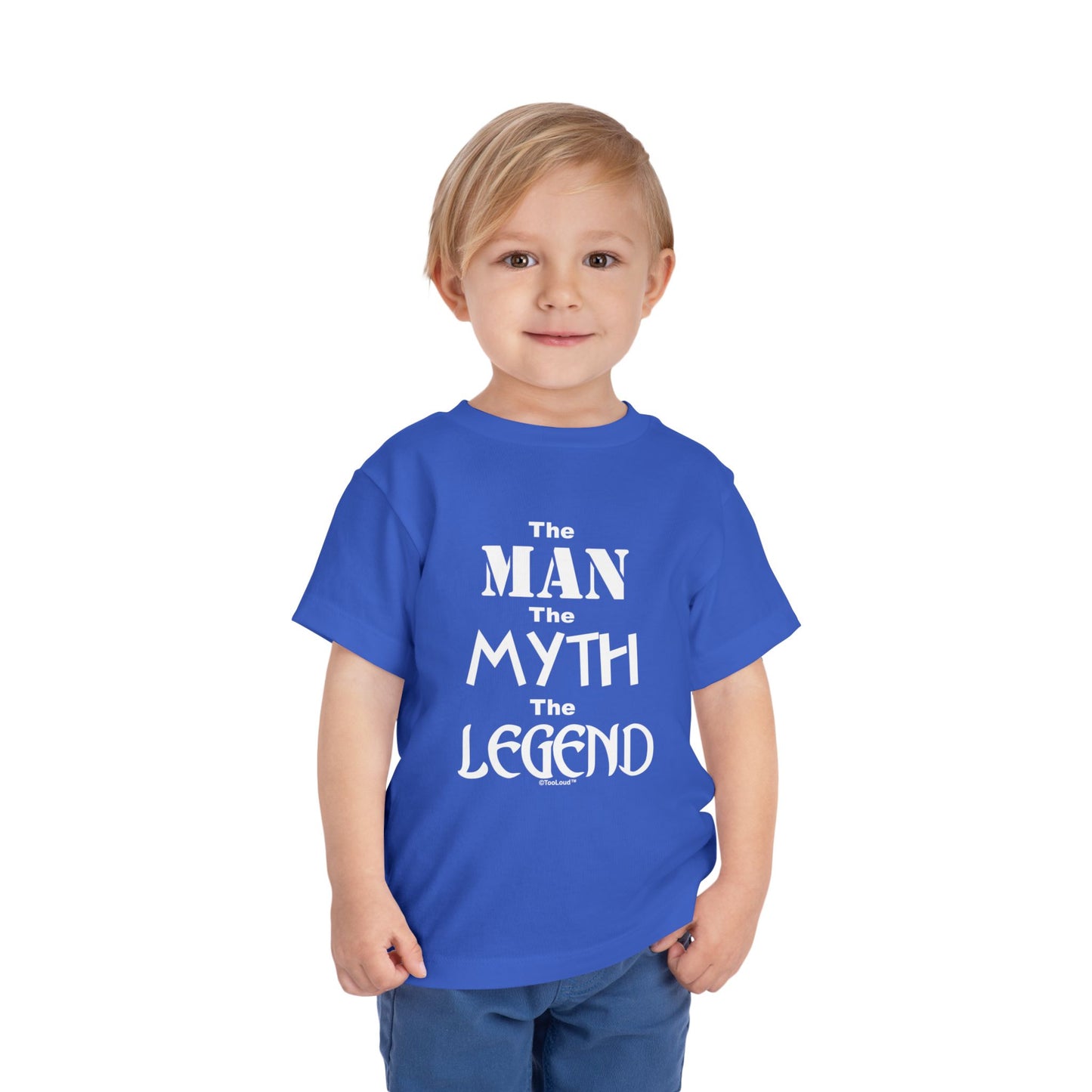 The Man The Myth The Legend Toddler T-Shirt Dark by TOOLOUD