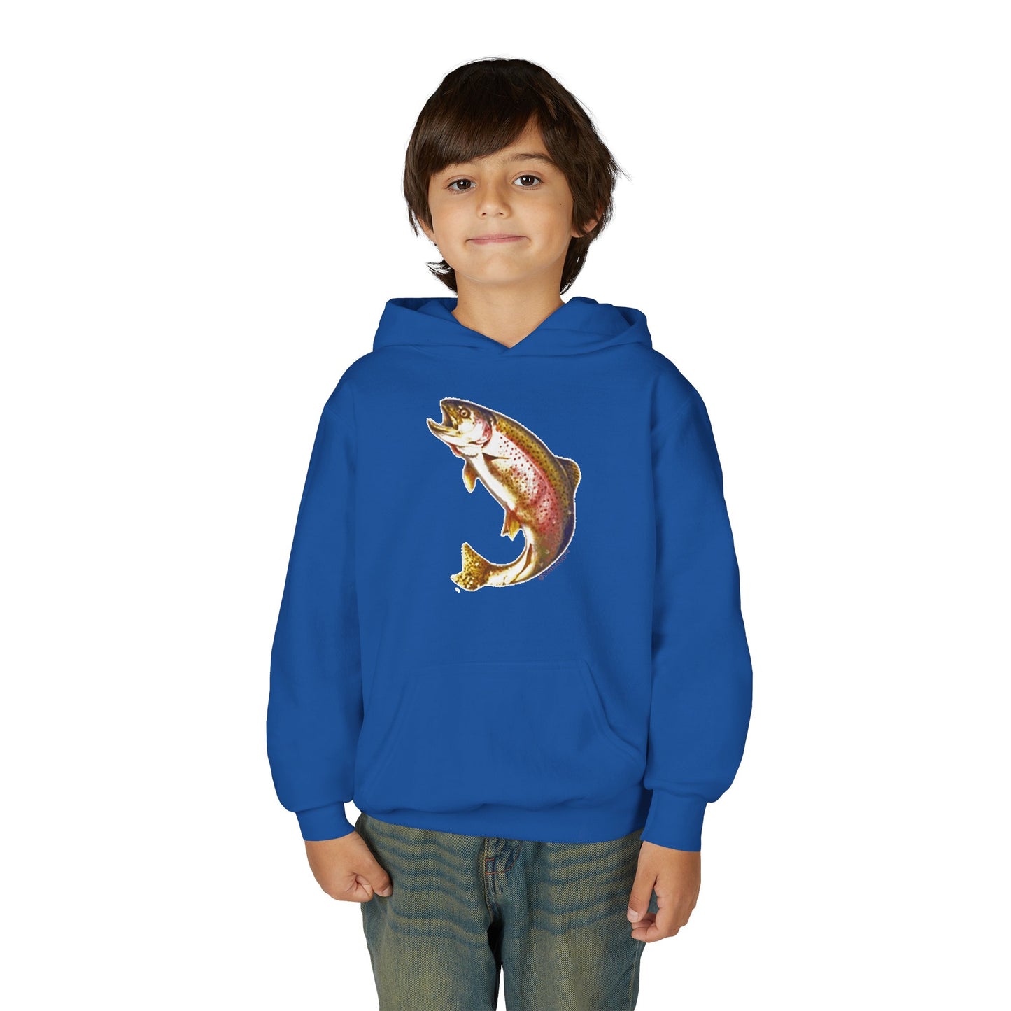 Rainbow Trout Youth Children’s Hoodie Sweatshirt by TOOLOUD