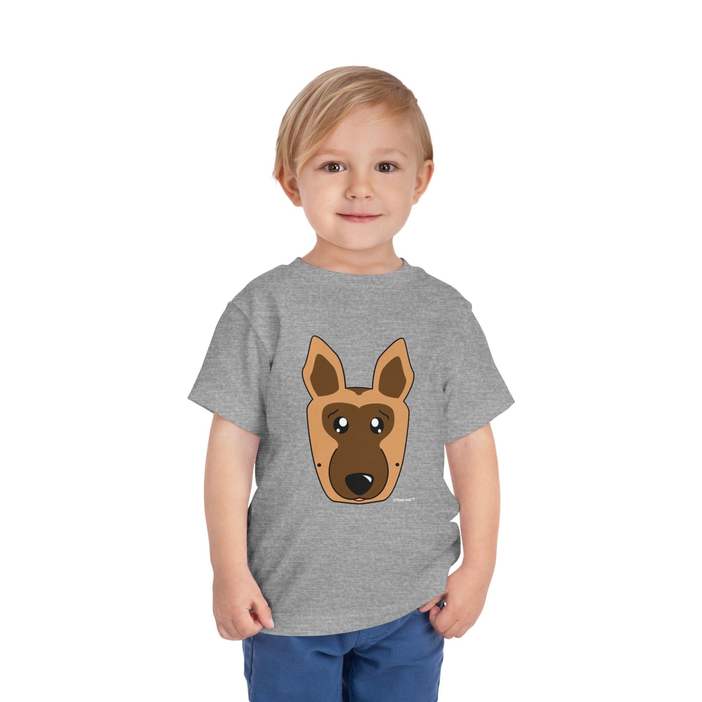Cute German Shepherd Dog Toddler T-Shirt by TOOLOUD