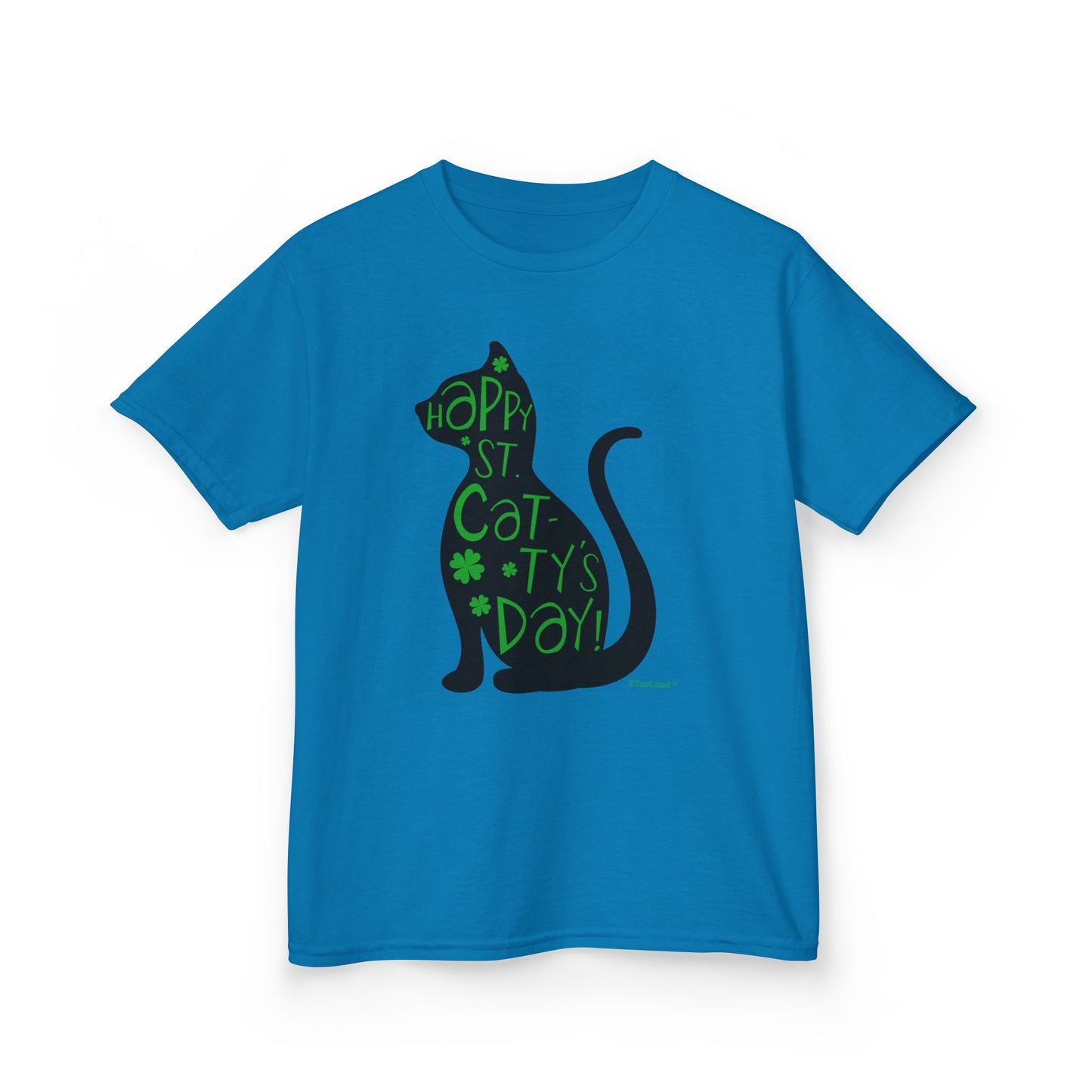 Happy St. Catty's Day - St. Patrick's Day Cat Children's T-Shirt by TOOLOUD