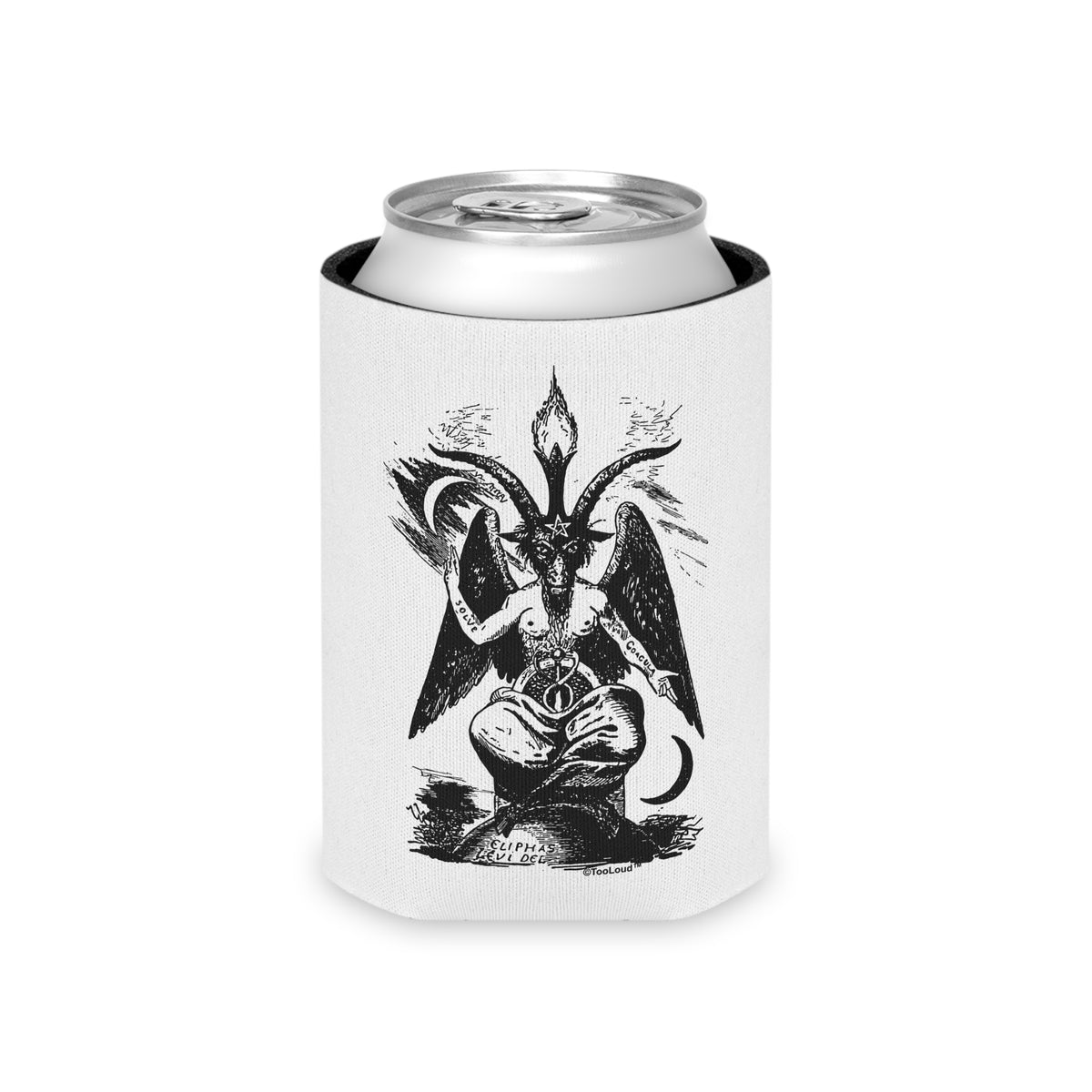 Baphomet Illustration Can/Bottle Insulator Cooler – 2 Sizes by TOOLOUD