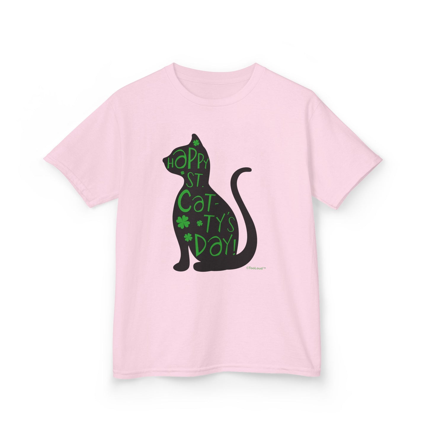 Happy St. Catty's Day - St. Patrick's Day Cat Children's T-Shirt by TOOLOUD