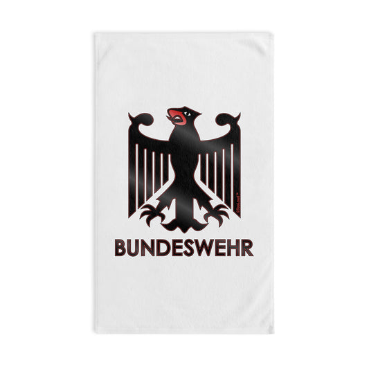 Bundeswehr Logo with Text Premium Cotton Sport Towel 16"x25" by TOOLOUD