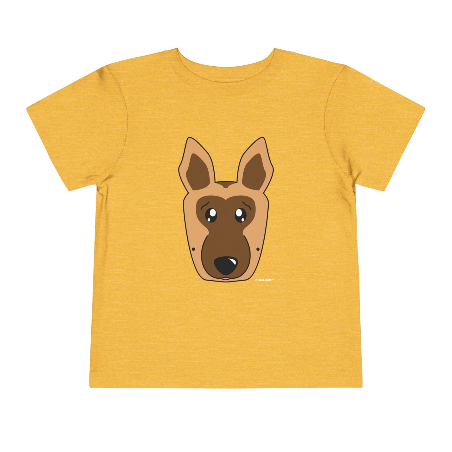 Cute German Shepherd Dog Toddler T-Shirt by TOOLOUD