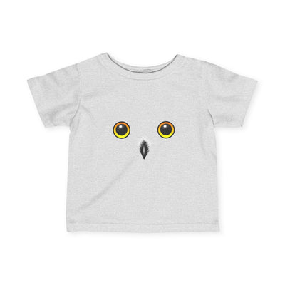 Cute Snowy Owl Face Infant T-Shirt By TOOLOUD
