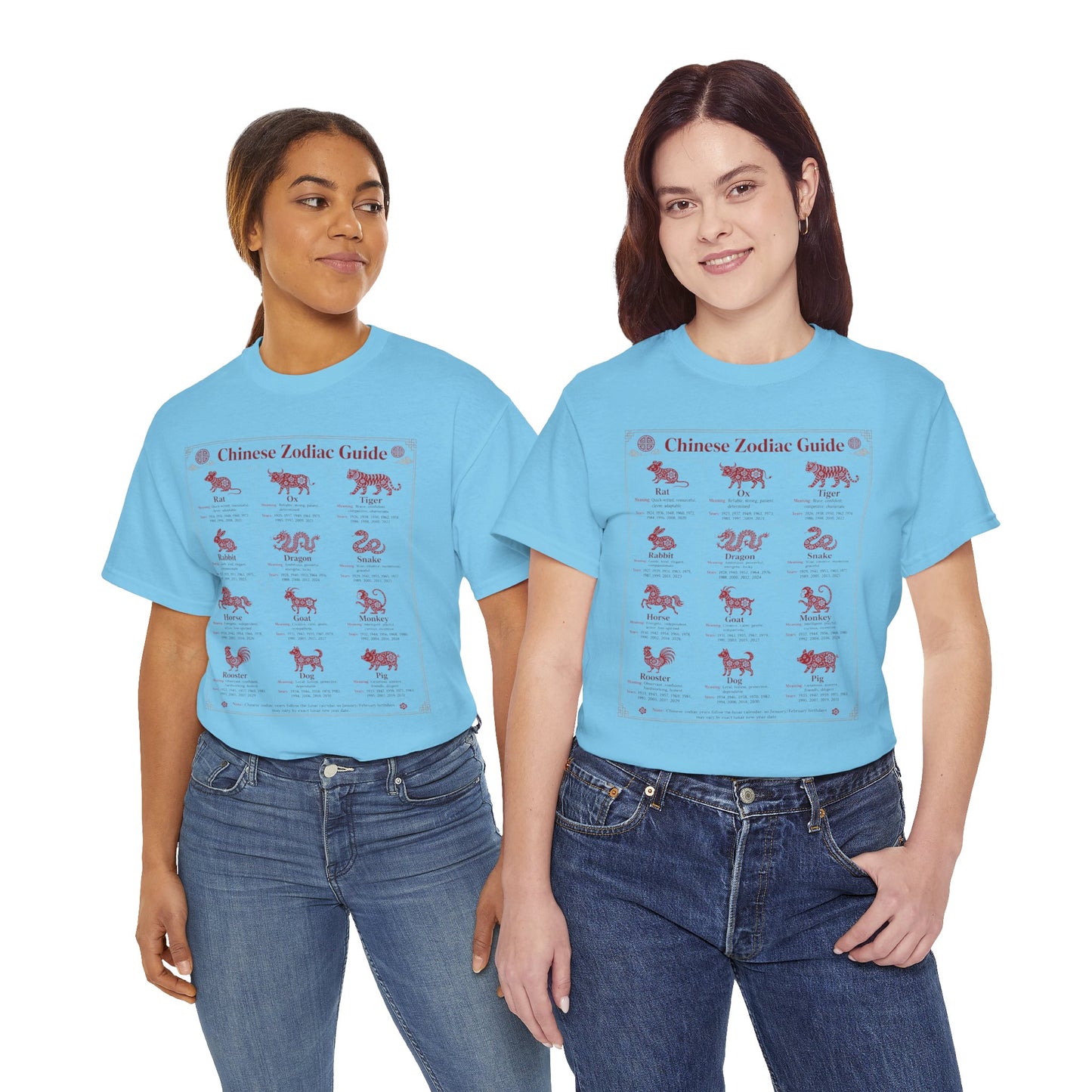 Chinese Zodiac Guide Design #2 T-Shirt by TOOLOUD