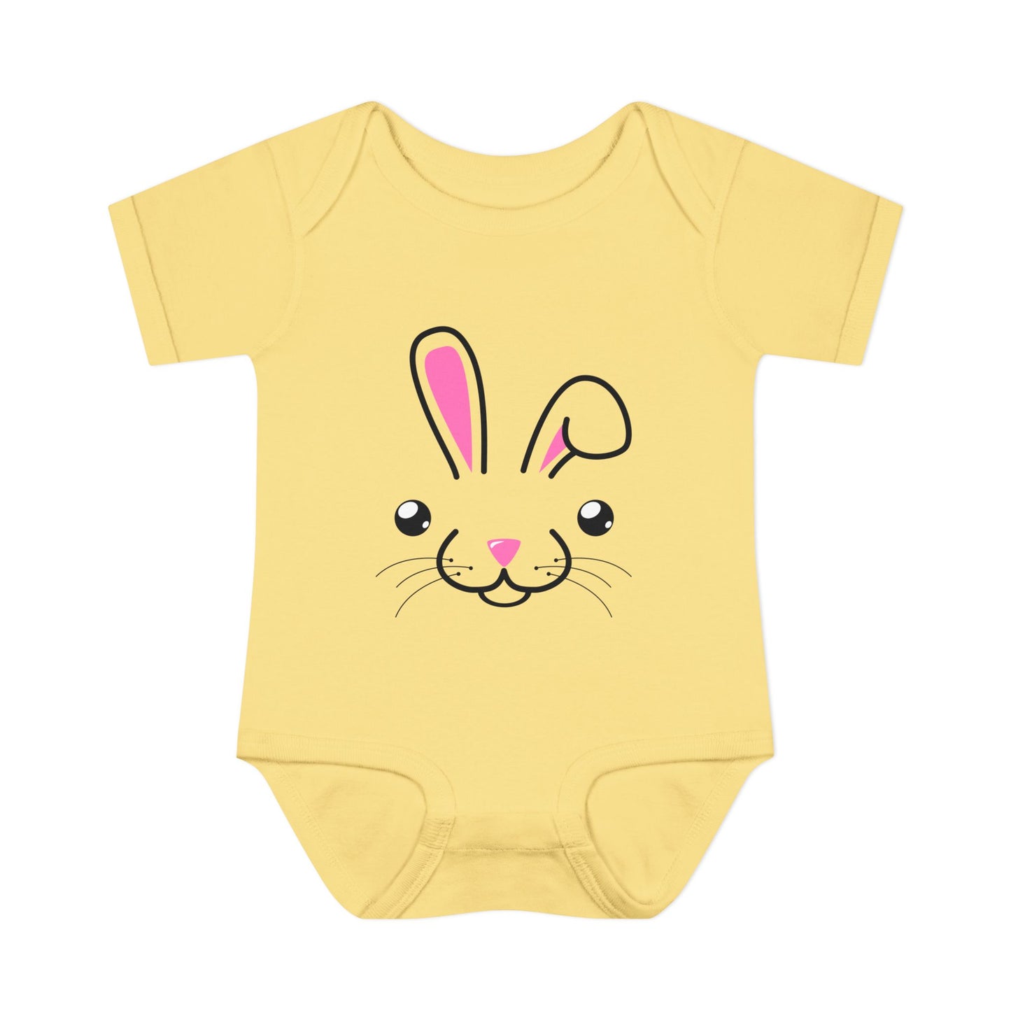 Cute Bunny Face Baby Romper Bodysuit by TOOLOUD