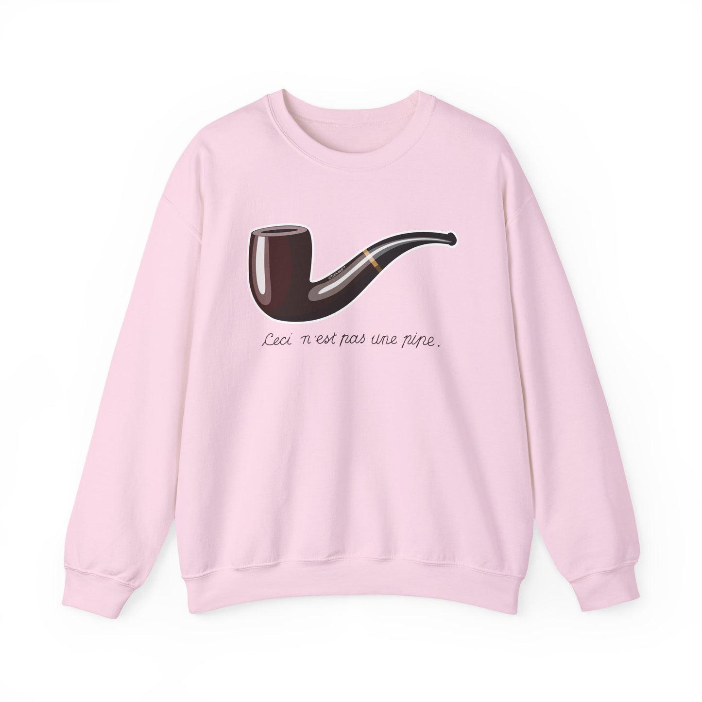 Ceci N’est Pas une Pipe Adult Sweatshirt by TOOLOUD