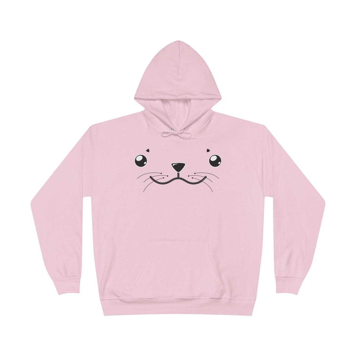 Kyu-T Face - Sealie the Cute Seal Unisex Hoodie Sweatshirt by TOOLOUD