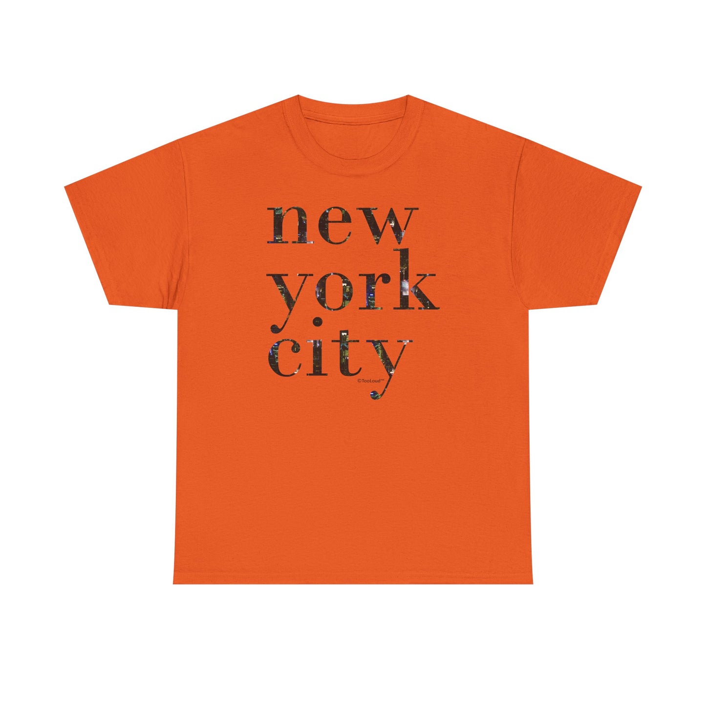 New York City – City Lights Adult T-Shirt by TOOLOUD