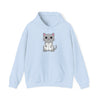 Dr. Cat MD - Cute Cat Design Unisex Hoodie Sweatshirt By TOOLOUD