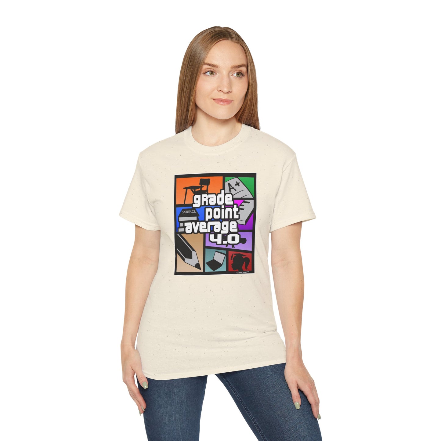 GPA 4 – Grade Point Average Unisex T-Shirt by TOOLOUD
